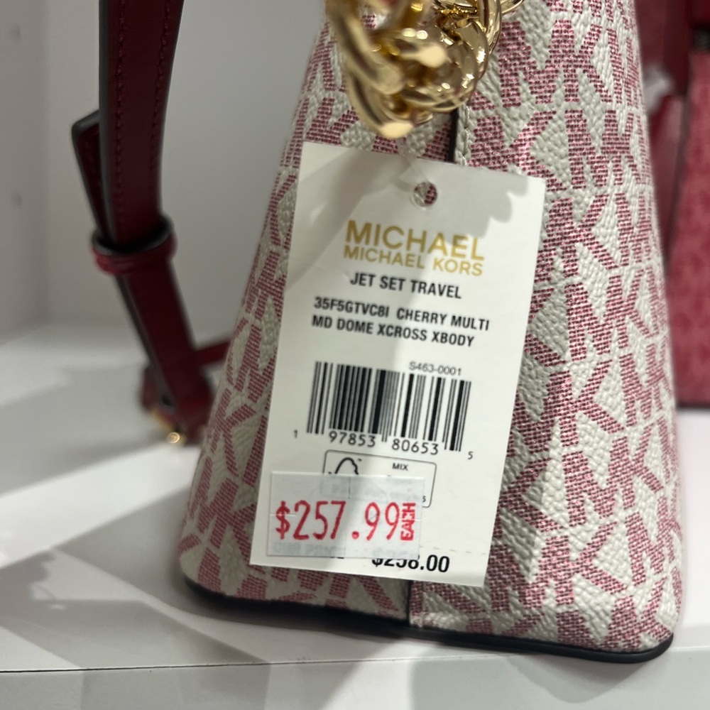 Michael Kors MD Cherry Multi Dome Crossbody - Picture 9 of 11